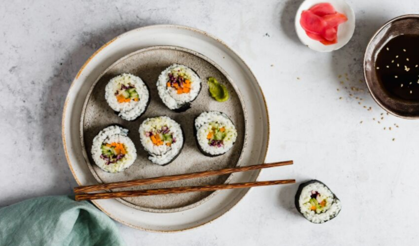 Recipe: Rainbow Vegan Sushi